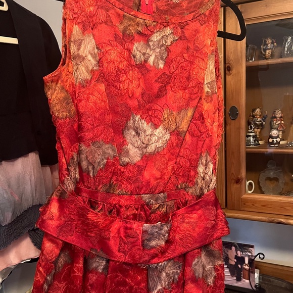 Custom Made-1960's Vintage Gown & Clutch - Picture 12 of 14